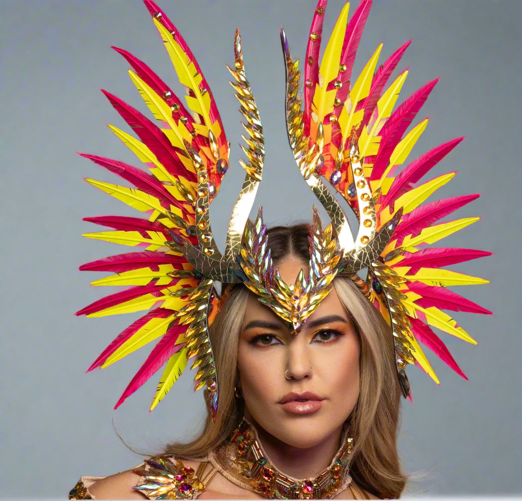 Renaissance Feather Tiara