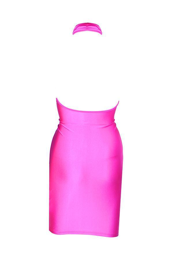 Pink Cross Over Dress - Lila Nikole