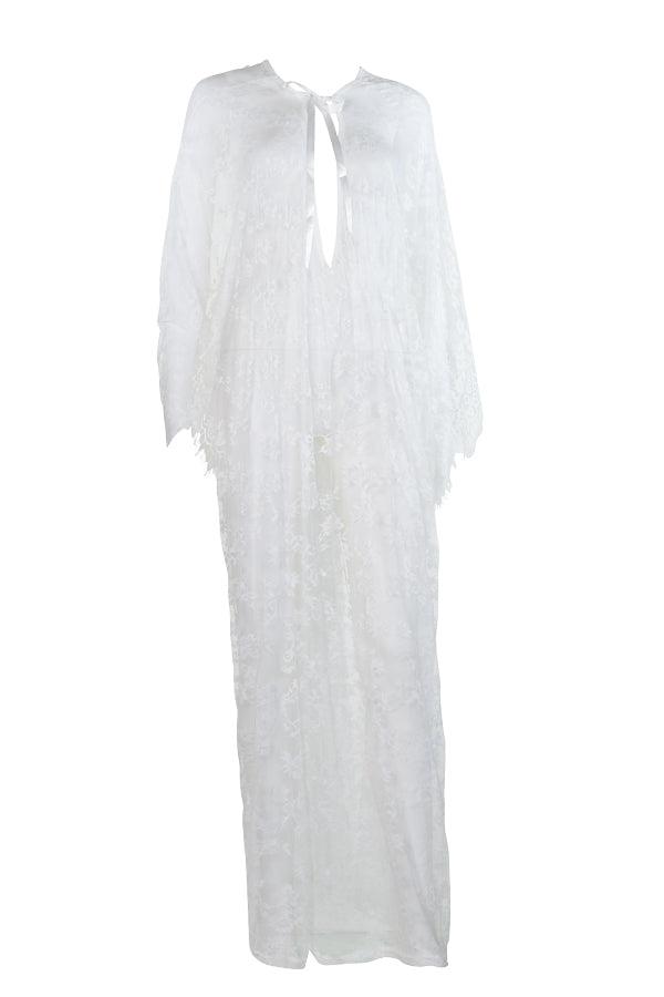 White lace Cover Up - Lila Nikole