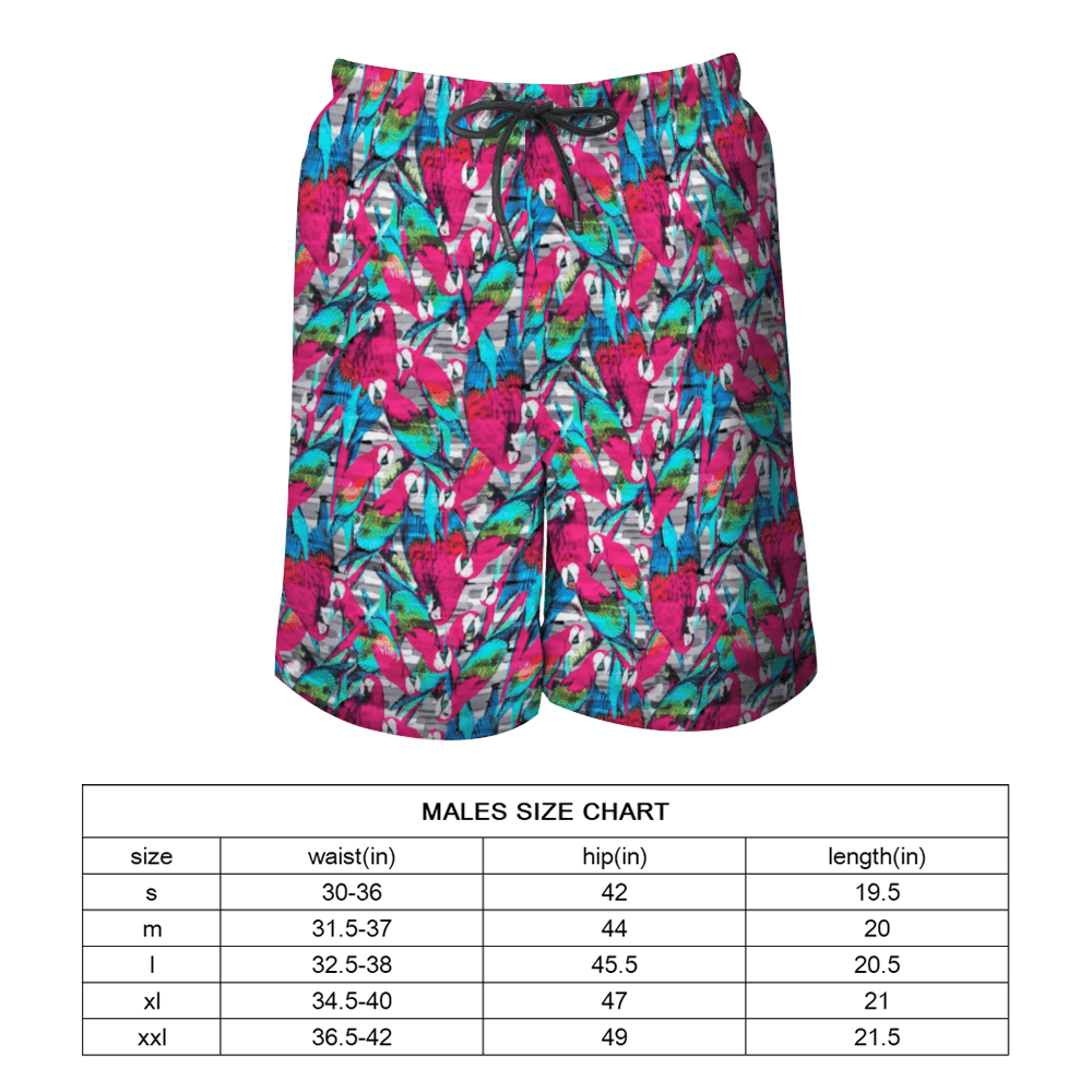 Parrot Jungle Board Shorts - Lila Nikole