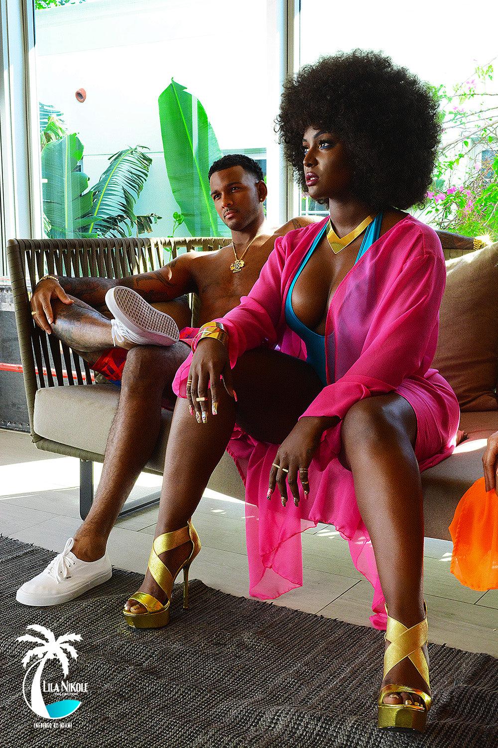 Pink Shine Cover Up - Lila Nikole