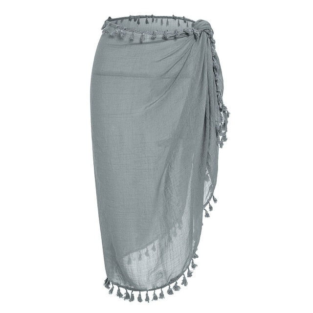Tassel sarong cover up - Lila Nikole