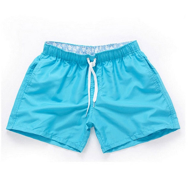 Men Solid Color Shorts - Lila Nikole