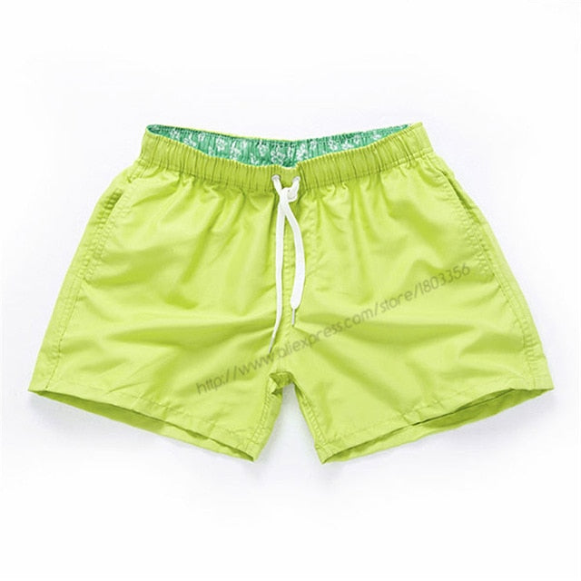 Men Solid Color Shorts - Lila Nikole