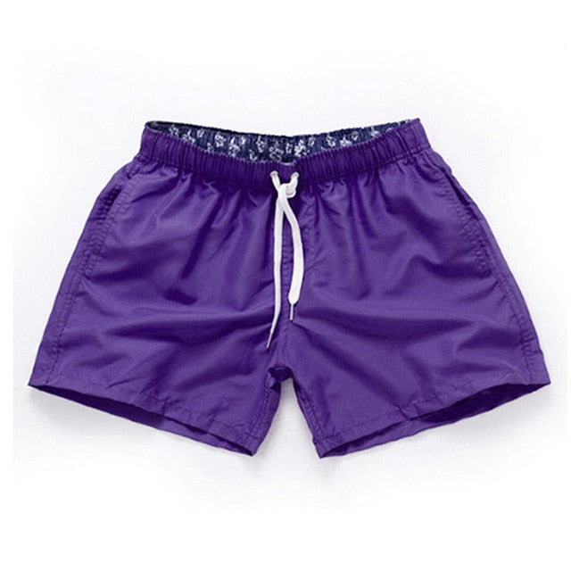 Men Solid Color Shorts - Lila Nikole