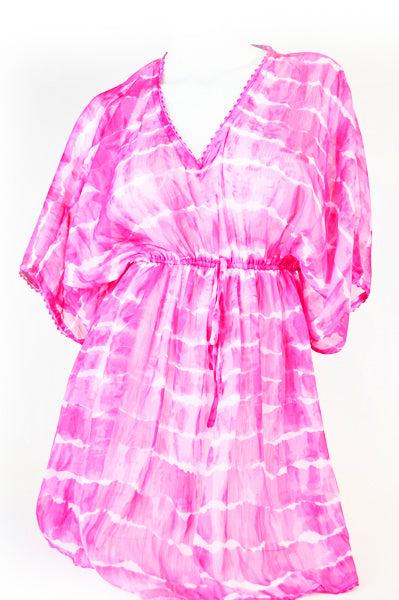 Tie Dye Cover Up- Pink - Lila Nikole