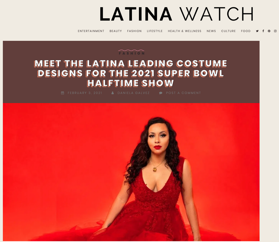 Meet The Latina Leading Costume Designer of the half time show