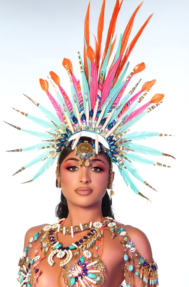 Anacaona Feather Head piece