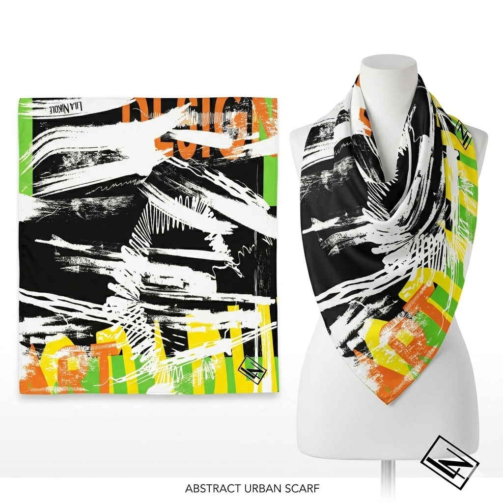 Noir Luxe Scarf