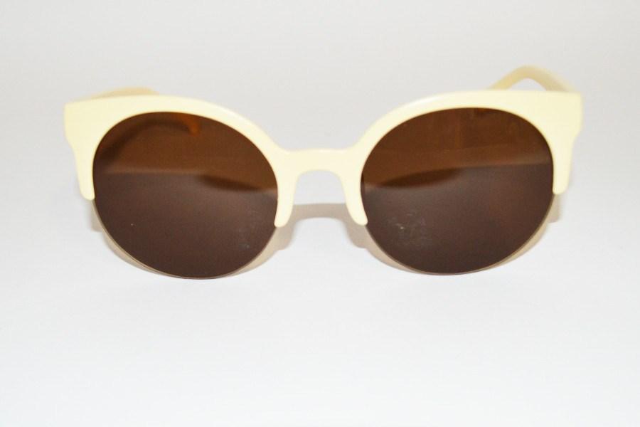 Wing Cream Sunglasses - Lila Nikole
