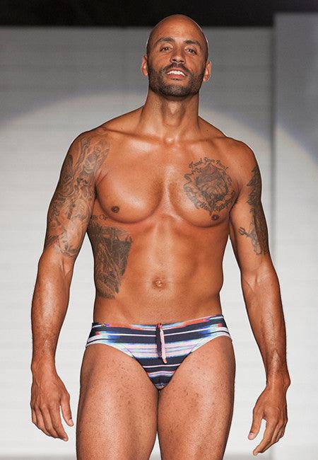 Stripes: Mens Brief - Lila Nikole