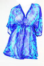 Tie Dye Cover Up- Blue - Lila Nikole