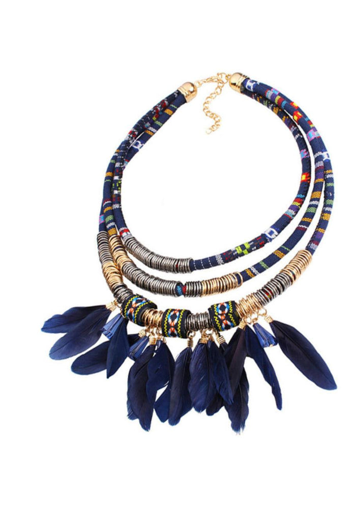
                
                    Load image into Gallery viewer, Tribal Necklace 1 - Lila Nikole
                
            
